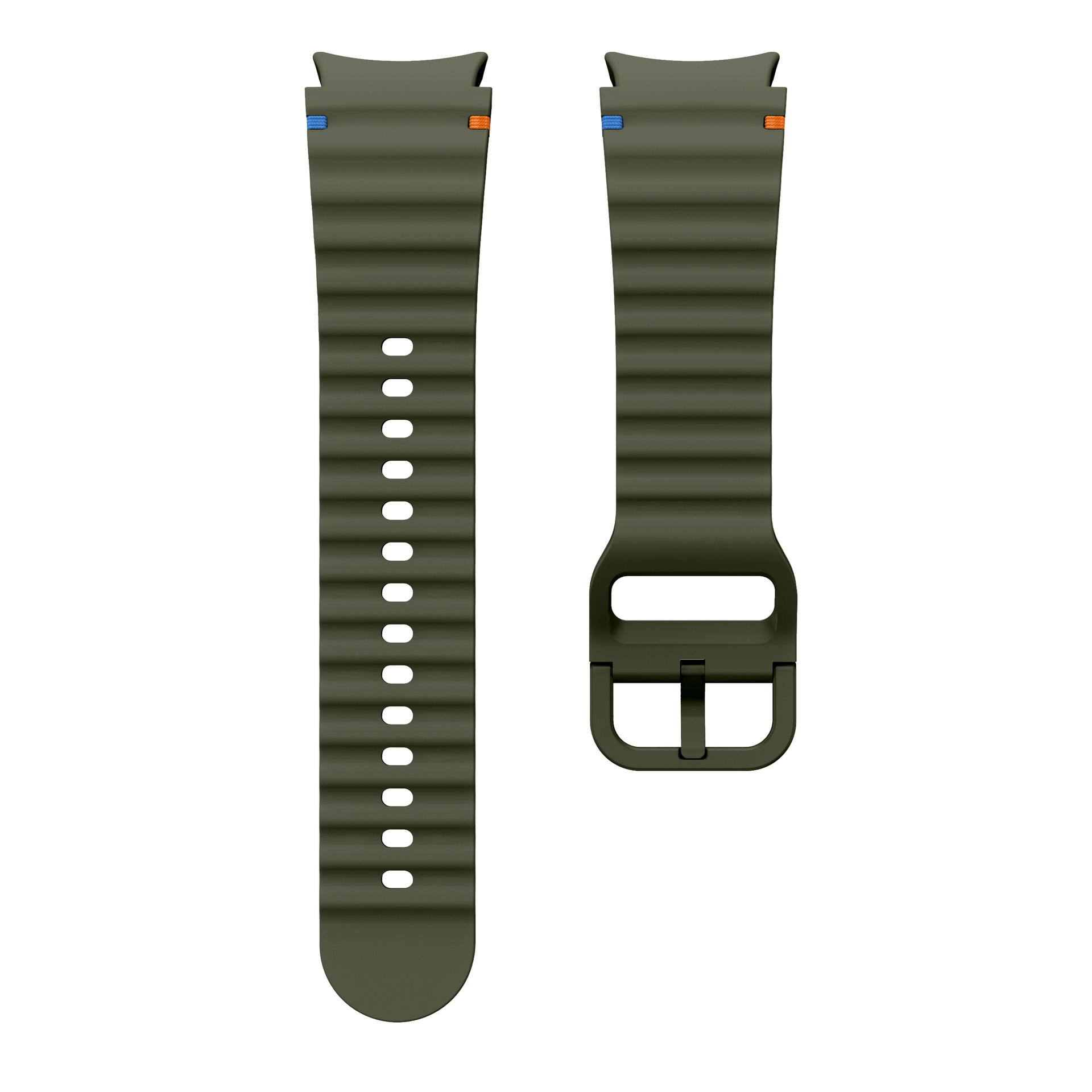 Title 4, Wave Style Stitching Silicone Strap