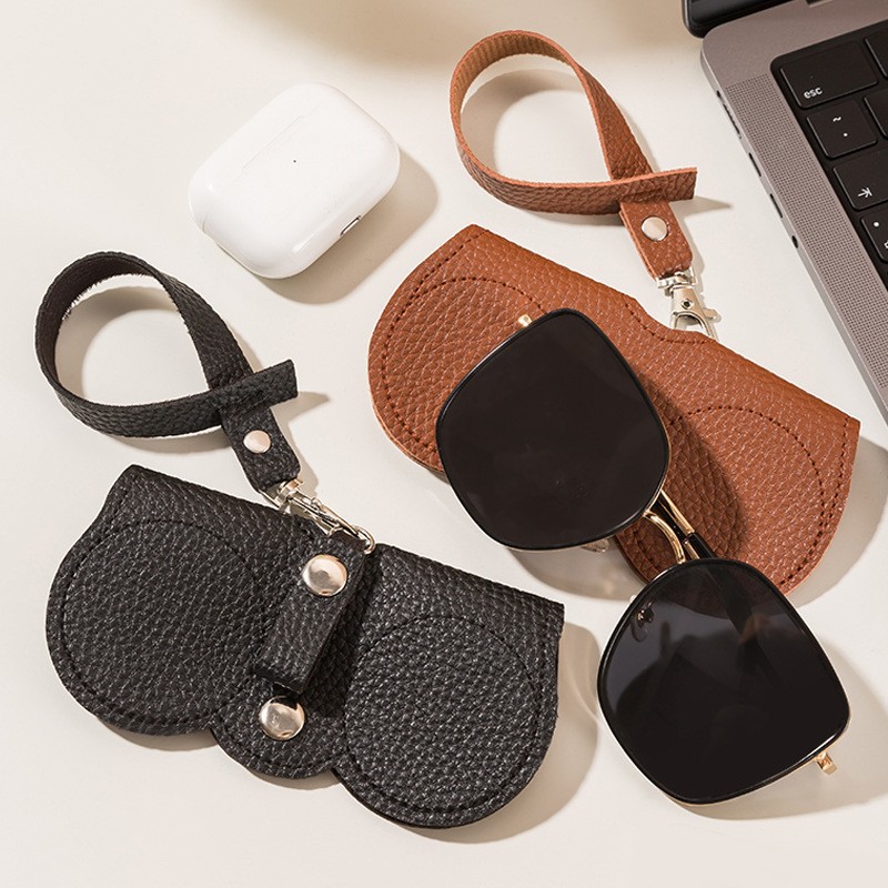 Glasses Storage Bag Portable Sunglasses Case Sunglasses Clip Protective Case - Image 5
