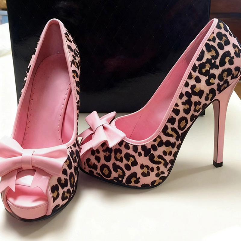 Retro Bow Elegant Womens Pumps