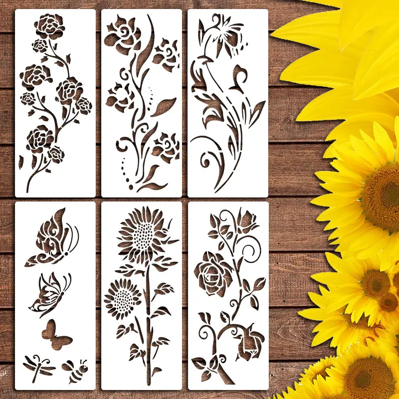 Wildflower Painting Template Flower Plant Spray