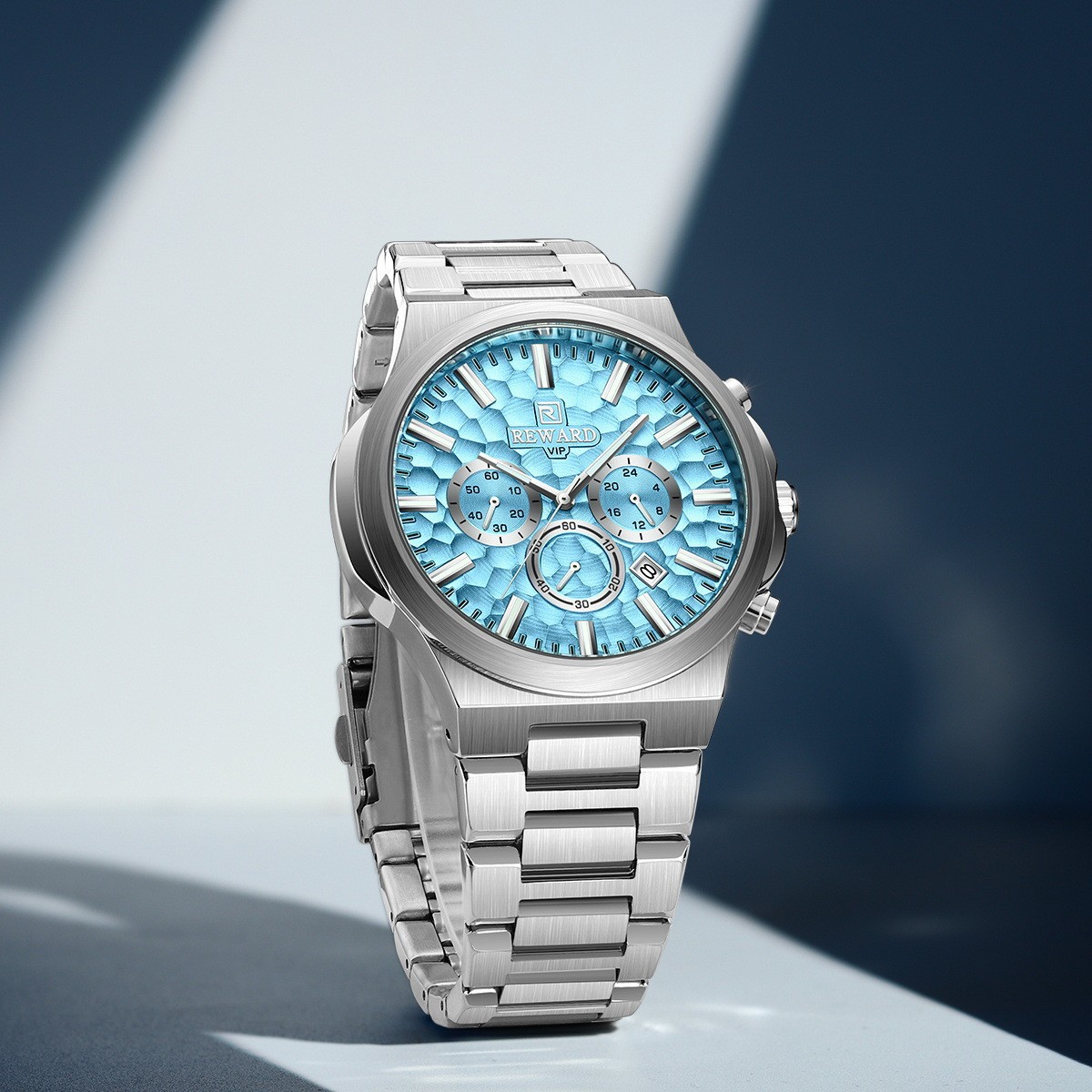 Luminous Waterproof Multifunctional Quartz Mens Watch 2