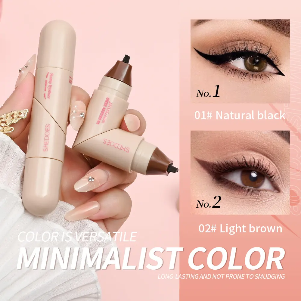 Love Eyeliner Seal Waterproof and Durable Stamp Pen Natural