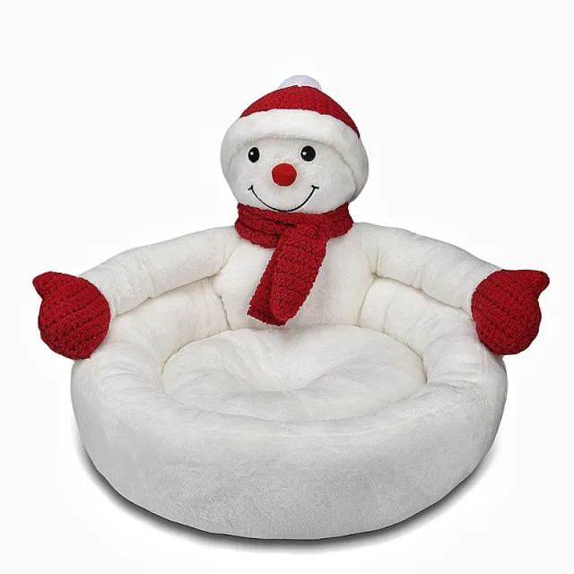 Kennel Winter Warm Three dimensional Cartoon White Snowman - Shop at LoveMi