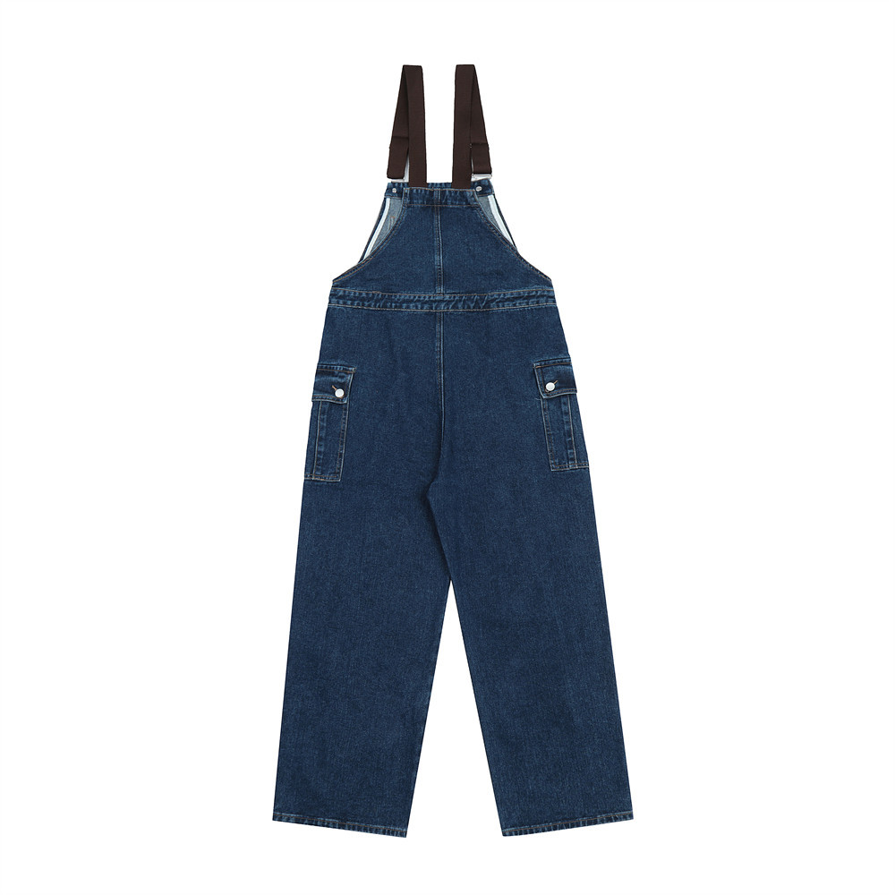 Denim Working Bib Top Pants Men's