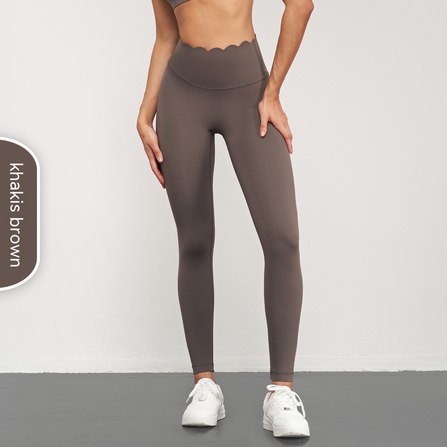 High Top Peach Hip Leggings