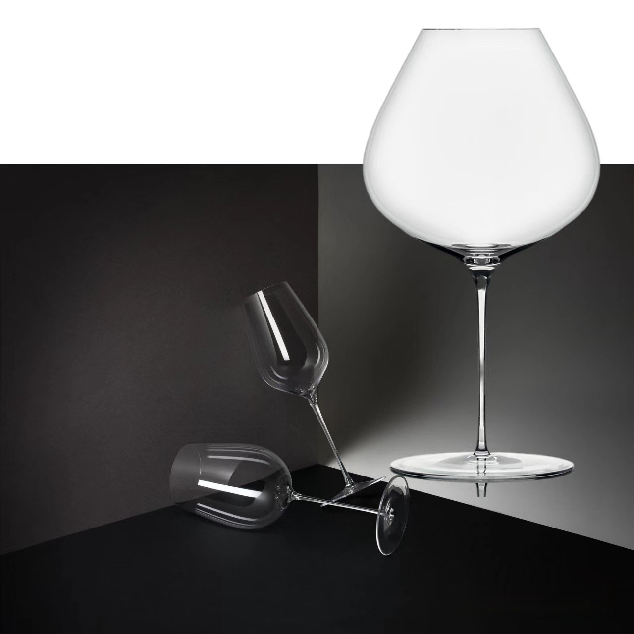 Title 3, Wine Flat For High Quality Burgundy Wine Glass