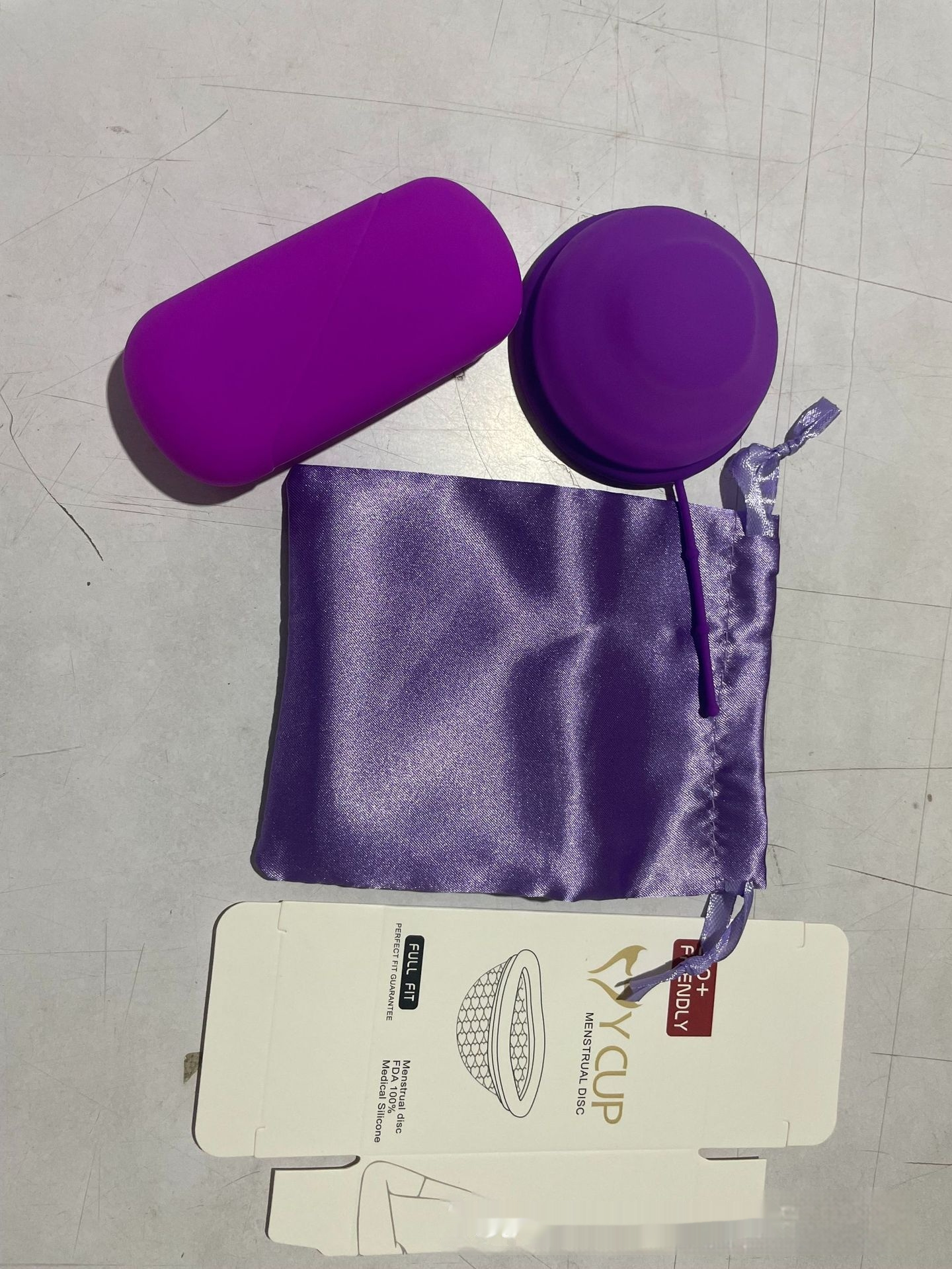 L Purple Bag Silicone Box