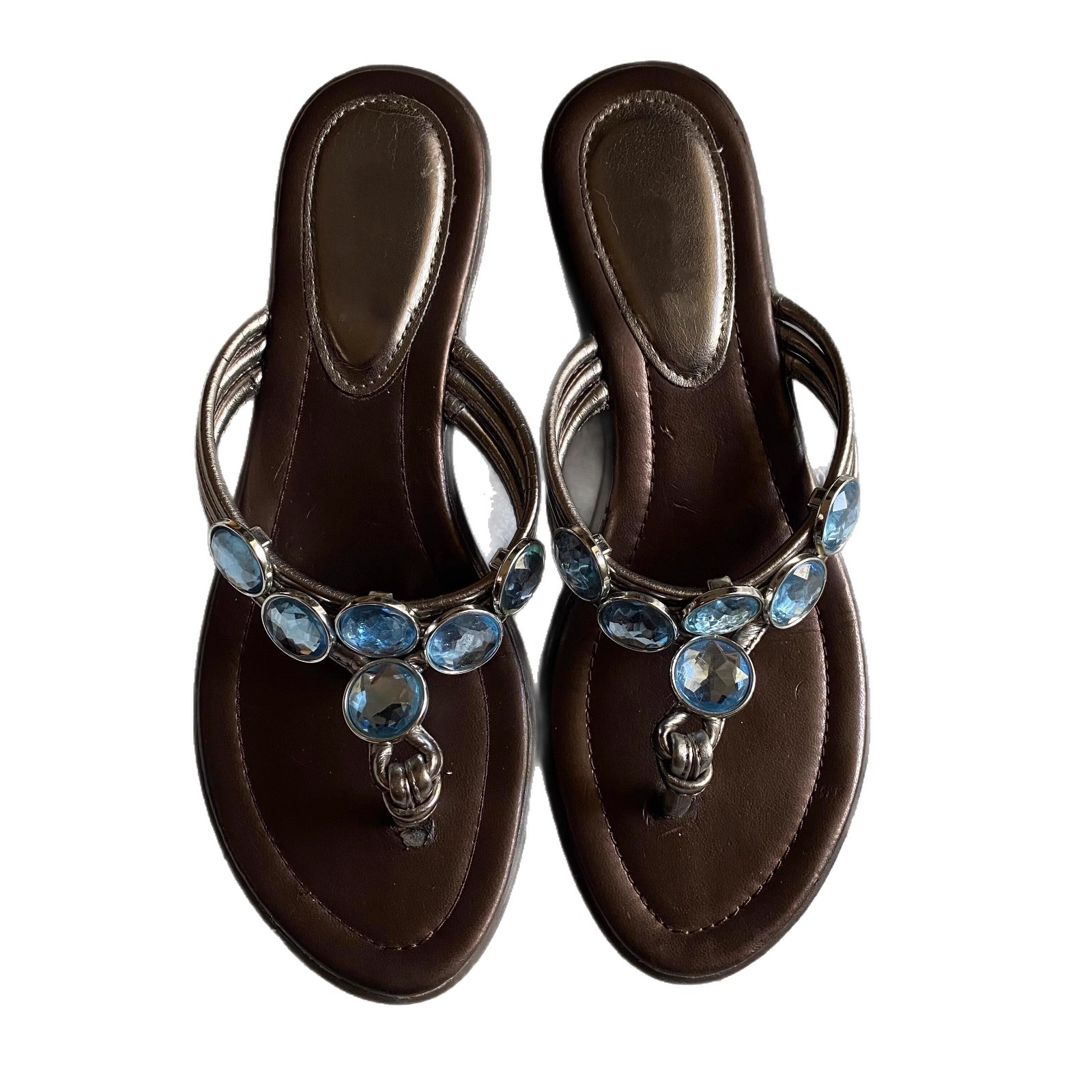 Slope Soled Flip Flops