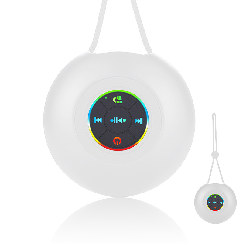 Haut-parleur Bluetooth étanche portable extérieur | LED colorée, support carte TF - Photo 7 sur 7