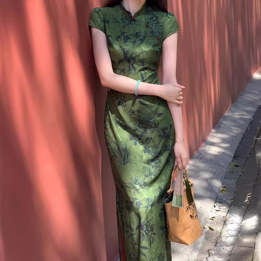 Retro New Chinese Style National Style Dress Women
