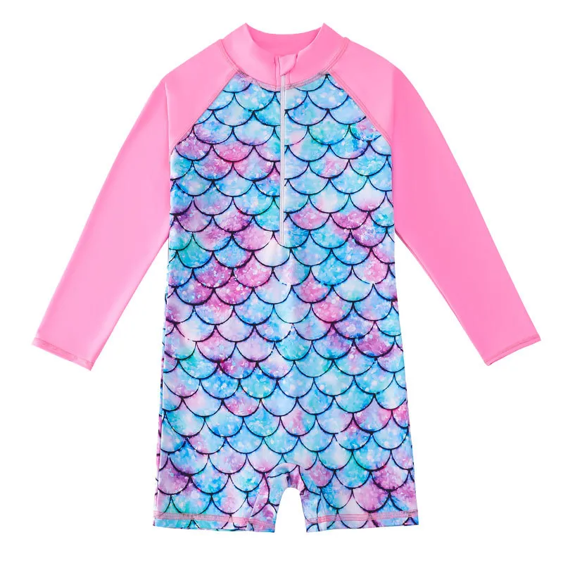 Personalized European And American Children's Swimsuit - Pink