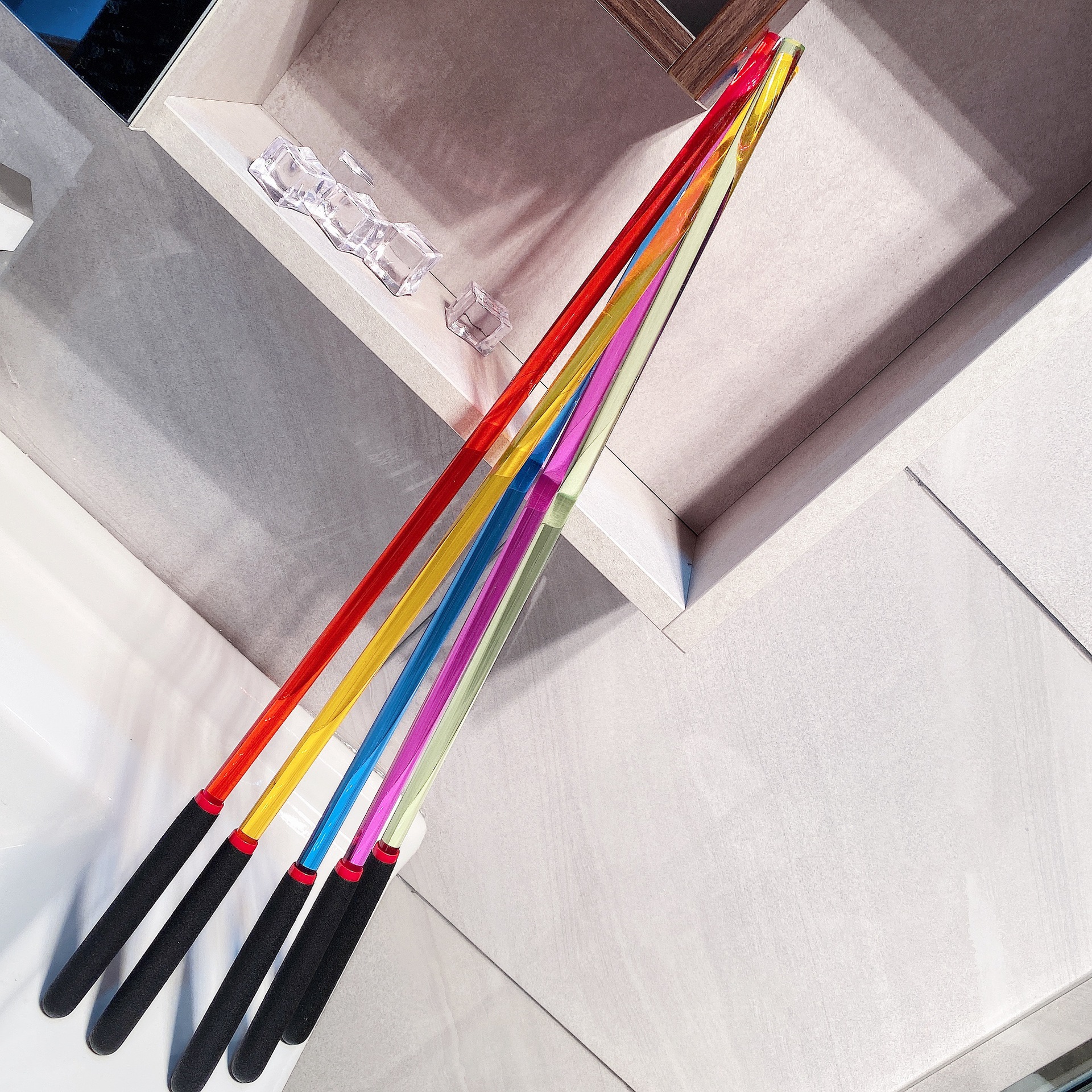 Butt-stroking Elastic Stick For Couples Training