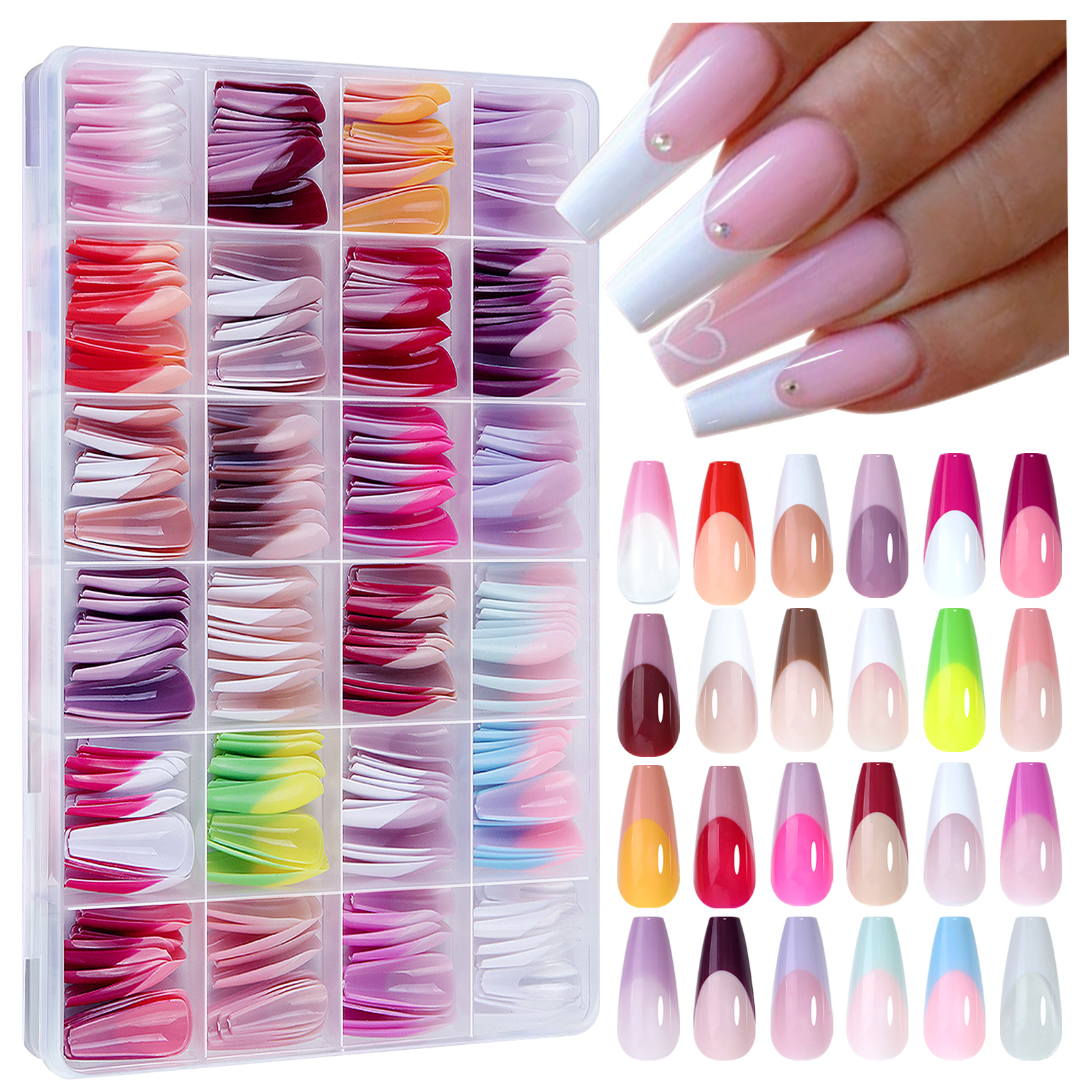 French Wear Seamless Removable Nail Stickers
