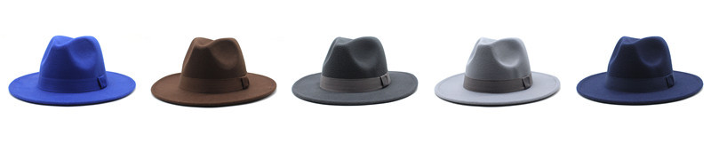 Title 4, Autumn And Winter Men And Women Big Brim Hat