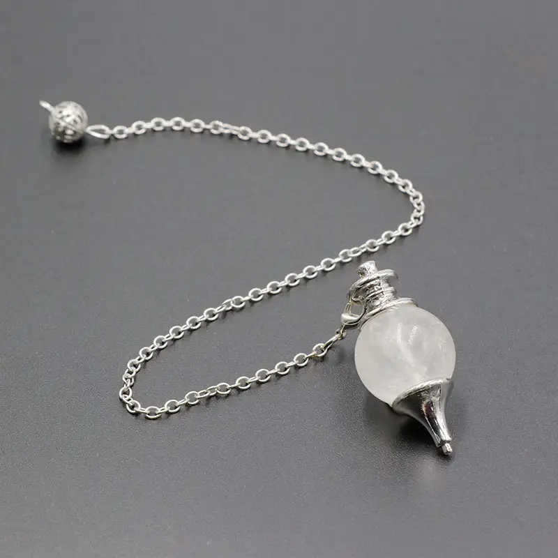 Natural Crystal Cone Pendant Spirit Pendulum
