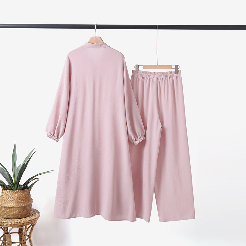 Women's Long-sleeved Shirt Trousers Suit