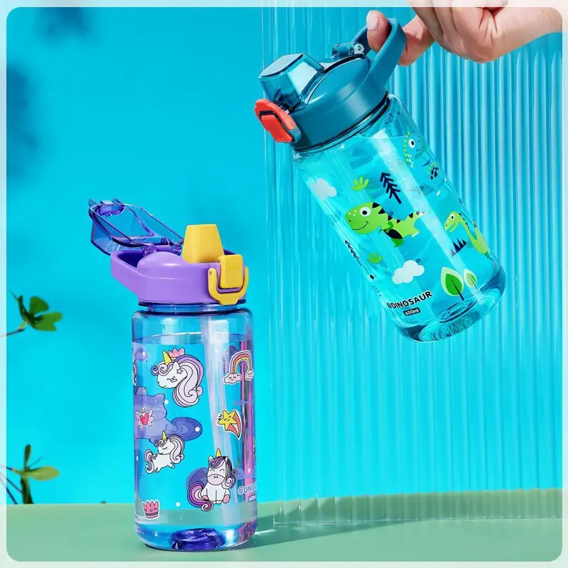 Children's Cups Plastic Direct Drinking Cup For School Portable Kettle