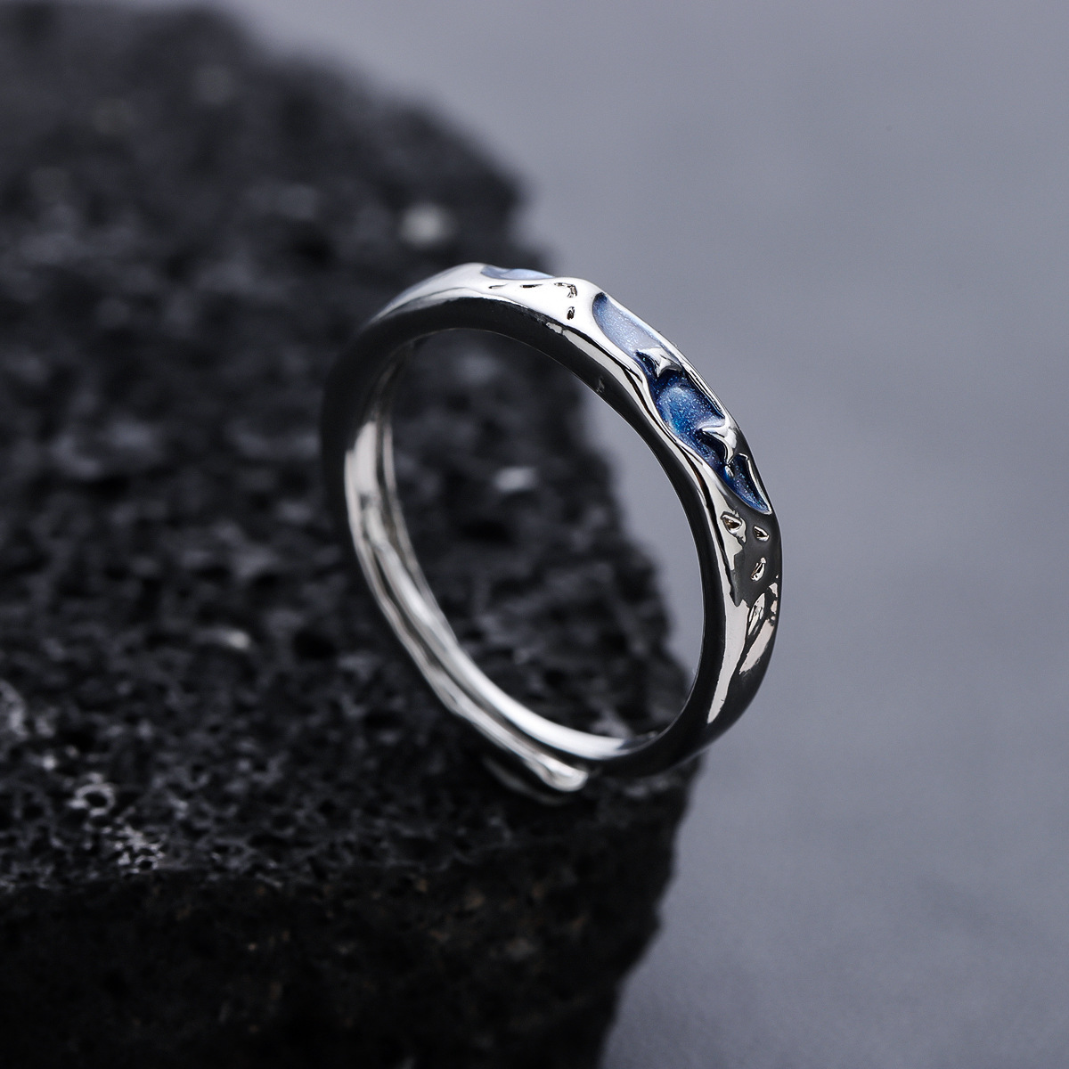 Mens Star Ring With An Open Design For A High-End Distinctive Look - Image 1