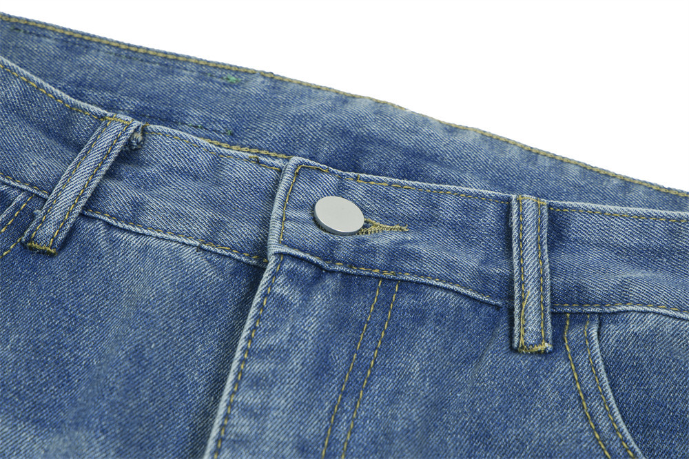 Washed Loose Wide-leg Jeans For Men And Women - Image 28