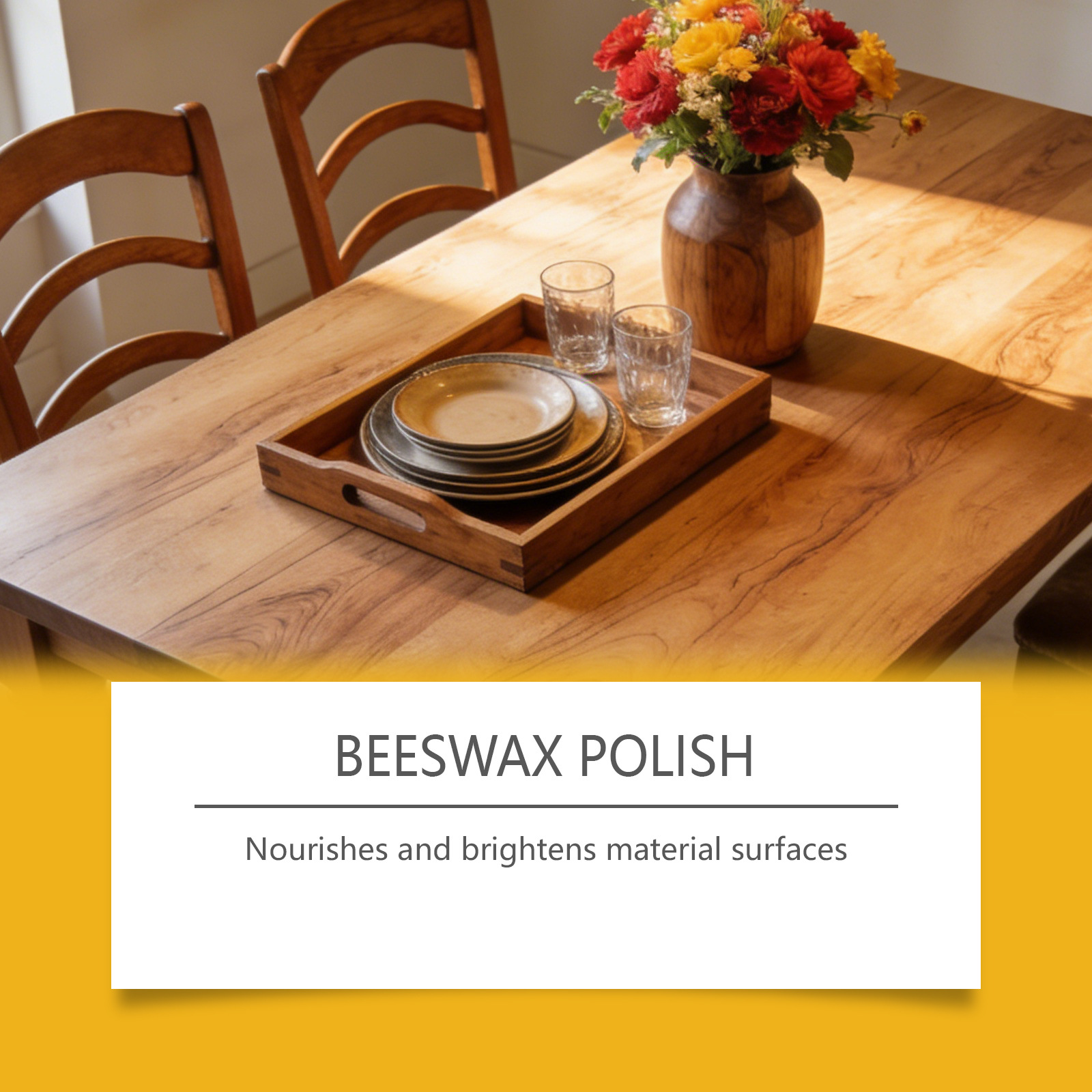 Beeswax Polish For Wood Furniture And FloorsRepairs Scratches And Restores Shine