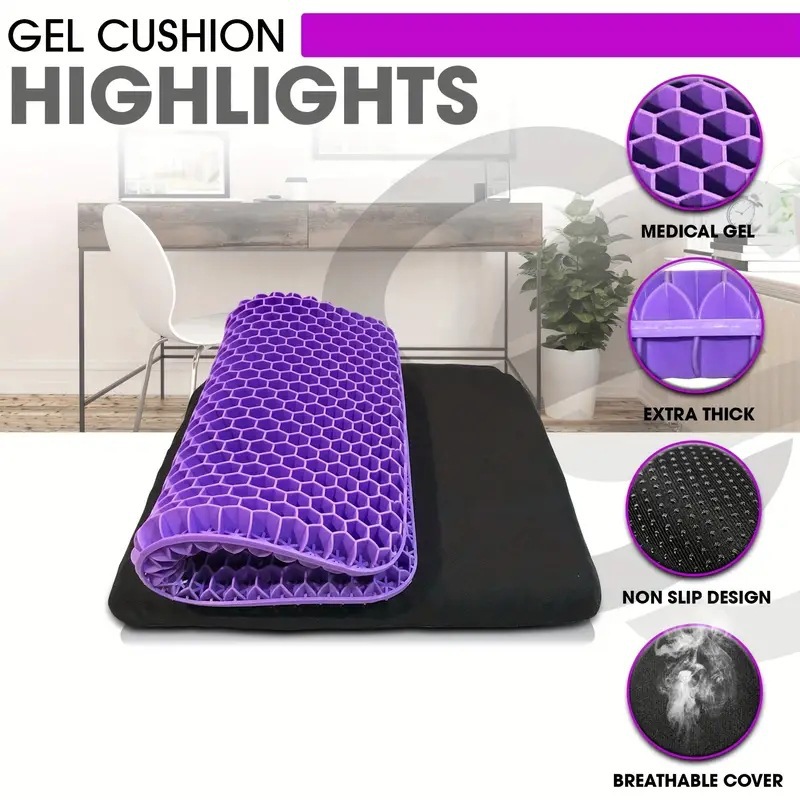 Ice Pad Purple Silicone Breathable Soft Pad