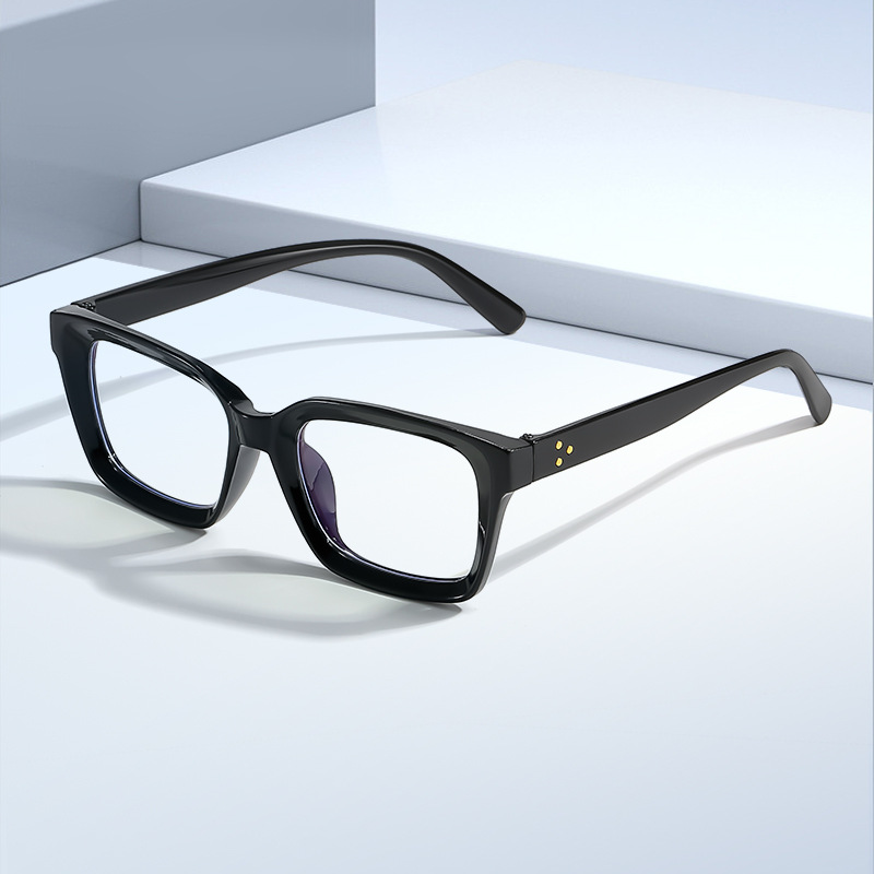 Square Anti-blue Light Plain Glasses Frame