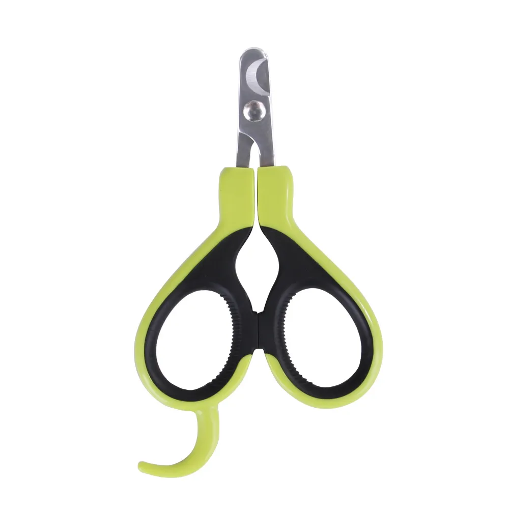 Dog Cat Nail Scissors Pet Blood Line Novice Cat's Paw Pliers Supplies - Green