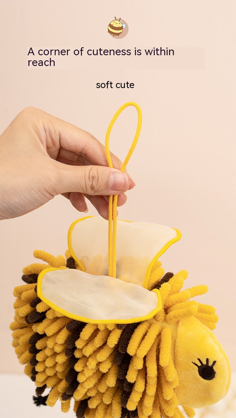 Bee Chenille Hand-wiping Ball Creative