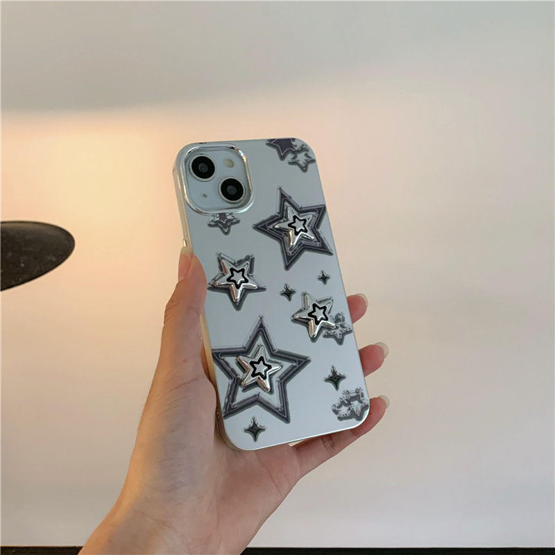 Electroplating Three-dimensional Sweet Cool Star Phone Case - Image 13