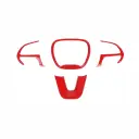 Suitable For Challenger Horse Modification Steering Wheel Sequins Decoration view 2