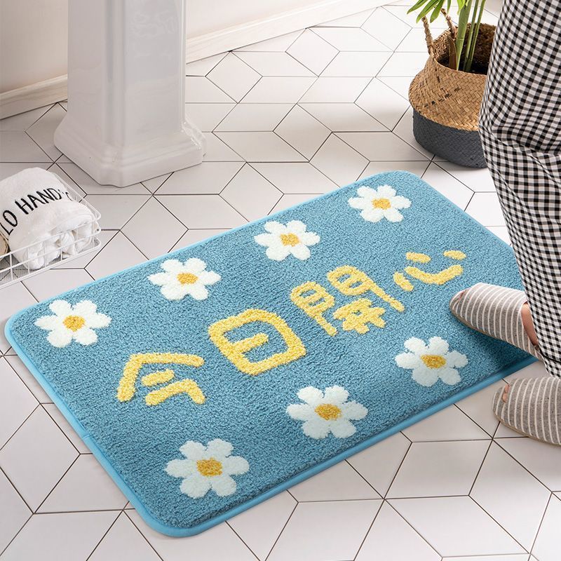 Floor Mat Household Thickened Cooling Mat Bathroom Entrance Hydrophilic Pad