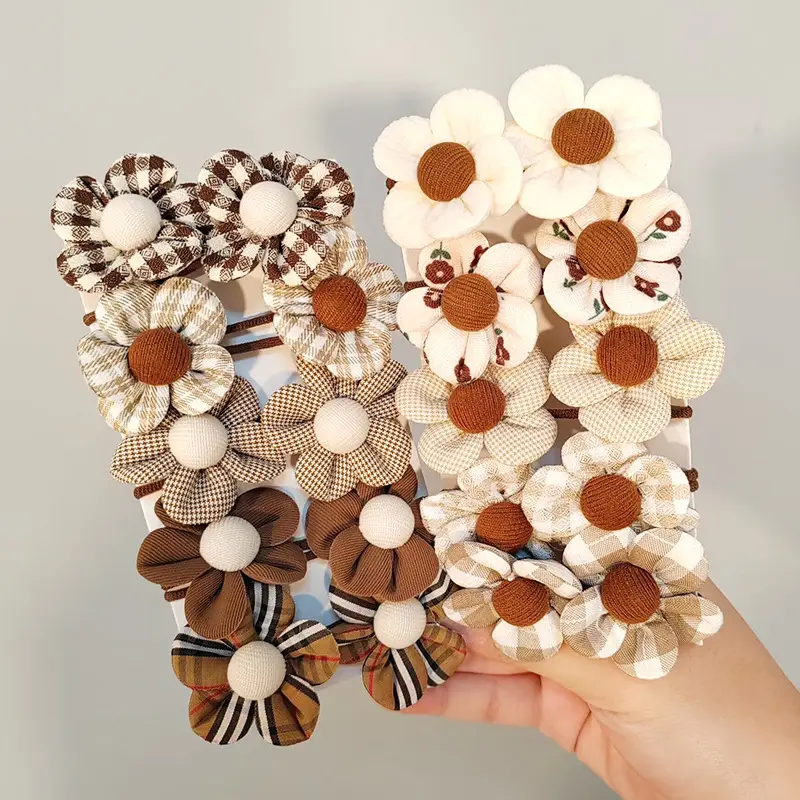 Milk Coffee Color Hair Ties