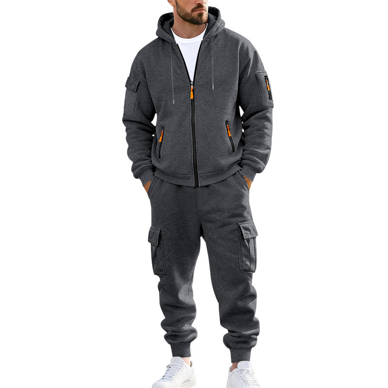 Mens Casual Sportswear Workwear Trendy Set