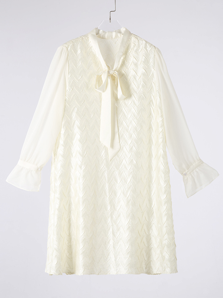 Women's Fashion Loose And Slimming Tie Dress