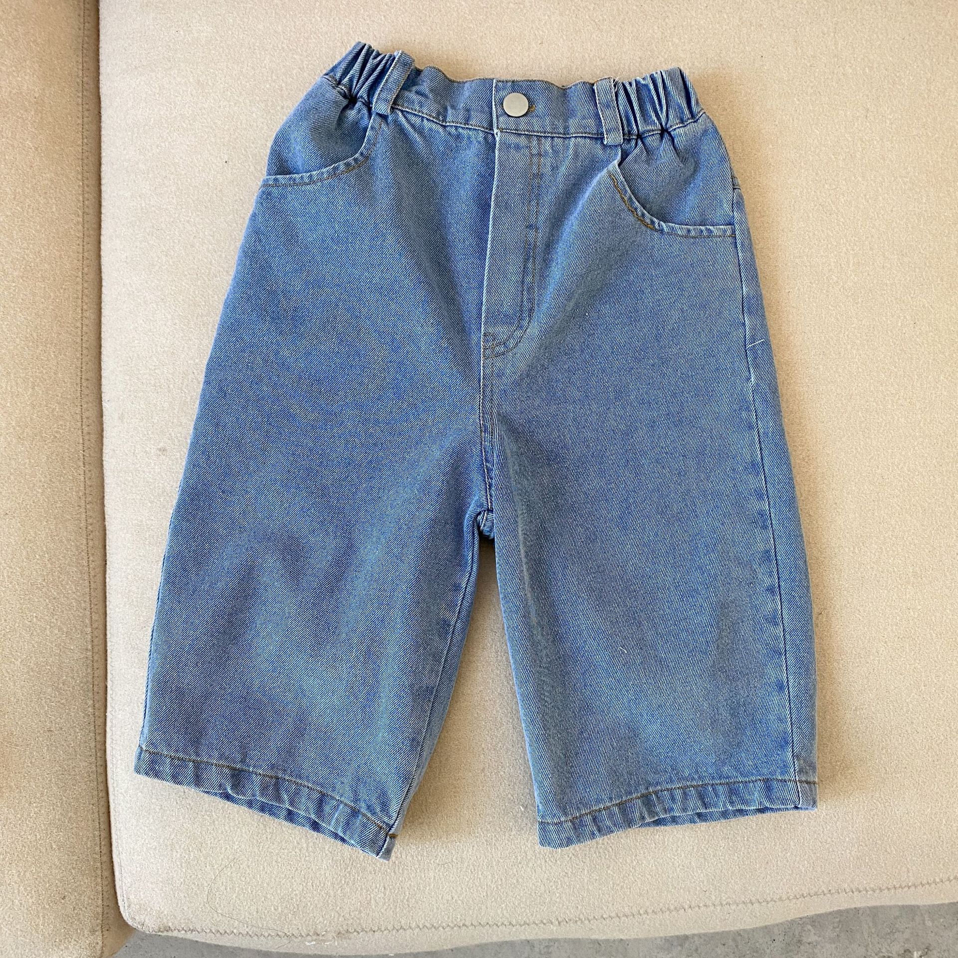 Title 3, Jeans anchos de estilo nuevo para niños, cómodo...