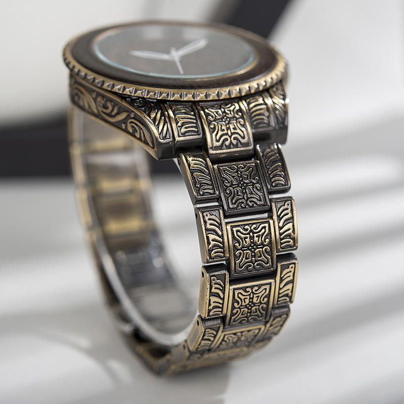 Wooden Watch Quartz Decoration 3