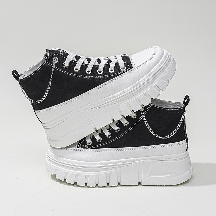 Title 5, Womens Thick Sole Heightened Sneakers. Elevate...