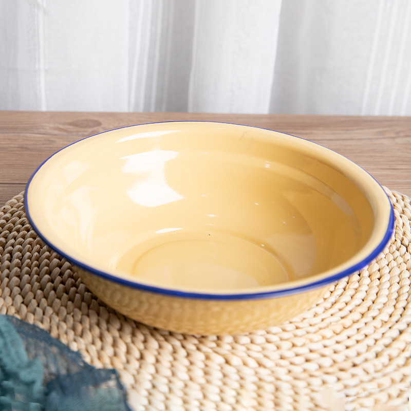 16cm Yellow Soup Plate