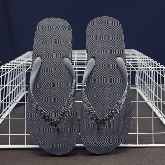 Summer Outdoor Beach Leisure Flip Flops Slippers Gray - Shop at LoveMi
