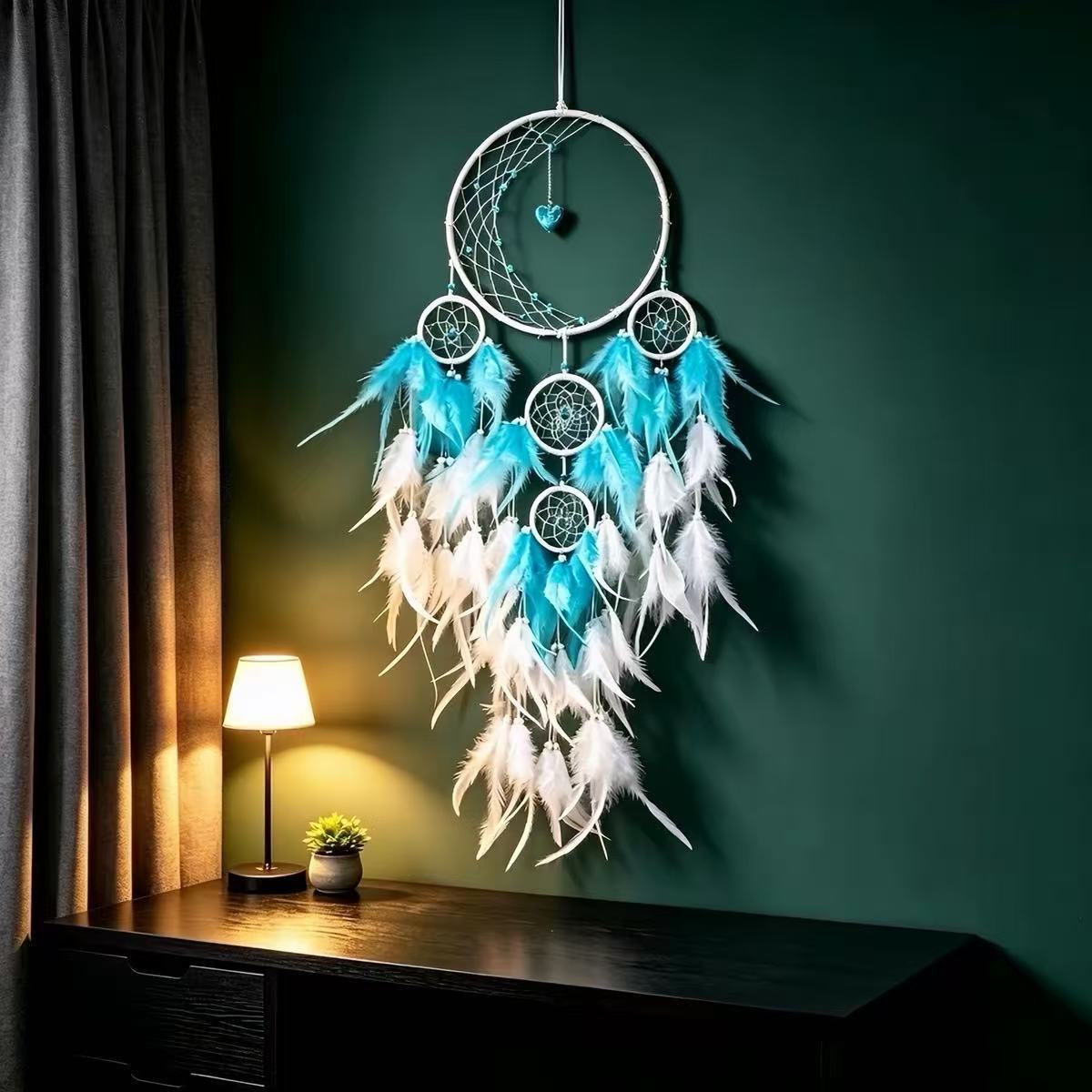 Heart Dreamcatcher Hanging Ornament, picture 4 of 4