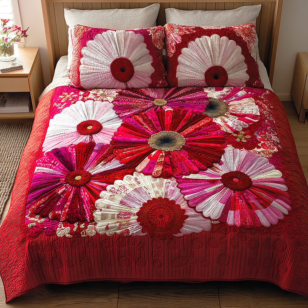 Kaleidoscope Pattern Bed Cover Three-Piece Set — foto 5