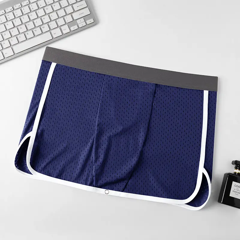 Summer Mesh Ice Silk Men's Boxers Bare