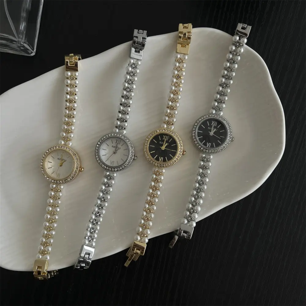 Exquisite Classic Style Good-looking Pearl Bracelet Watch
