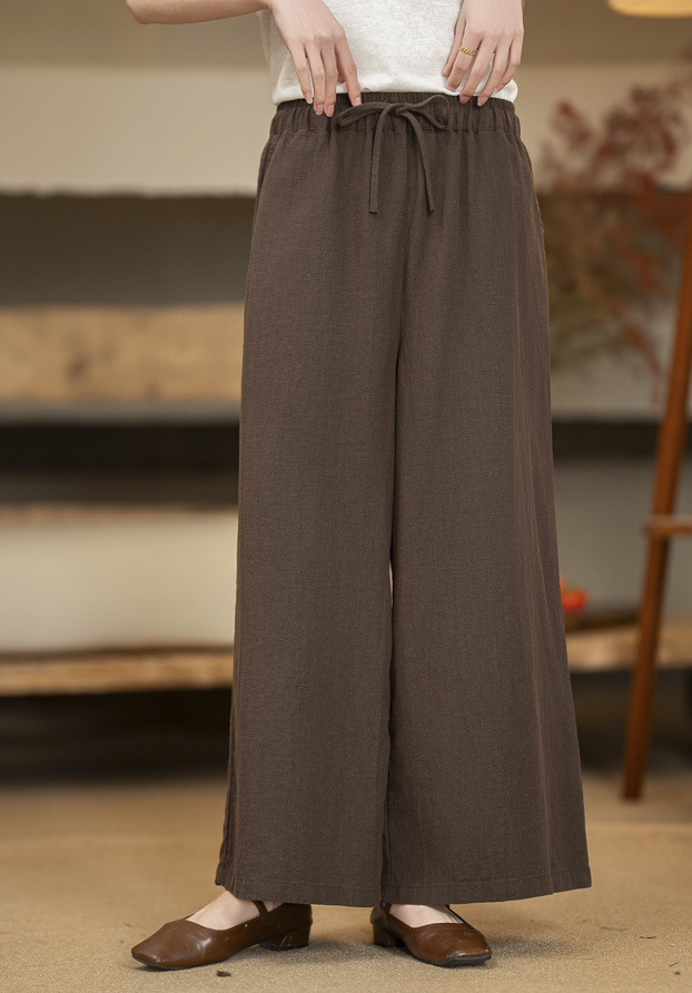 Linen Straight-Leg Pants, picture 5 of 6