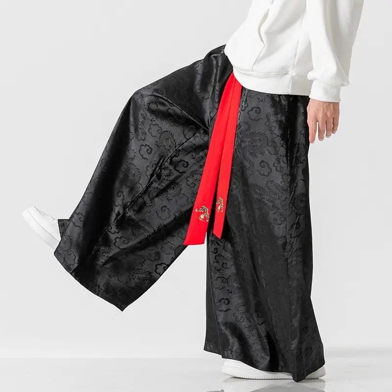 Song Pants Ancient Style Culottes Loose Fitting