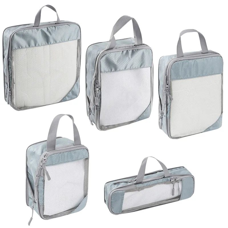 Home Fashion Simple Compression Travel Storage Bag - Grey