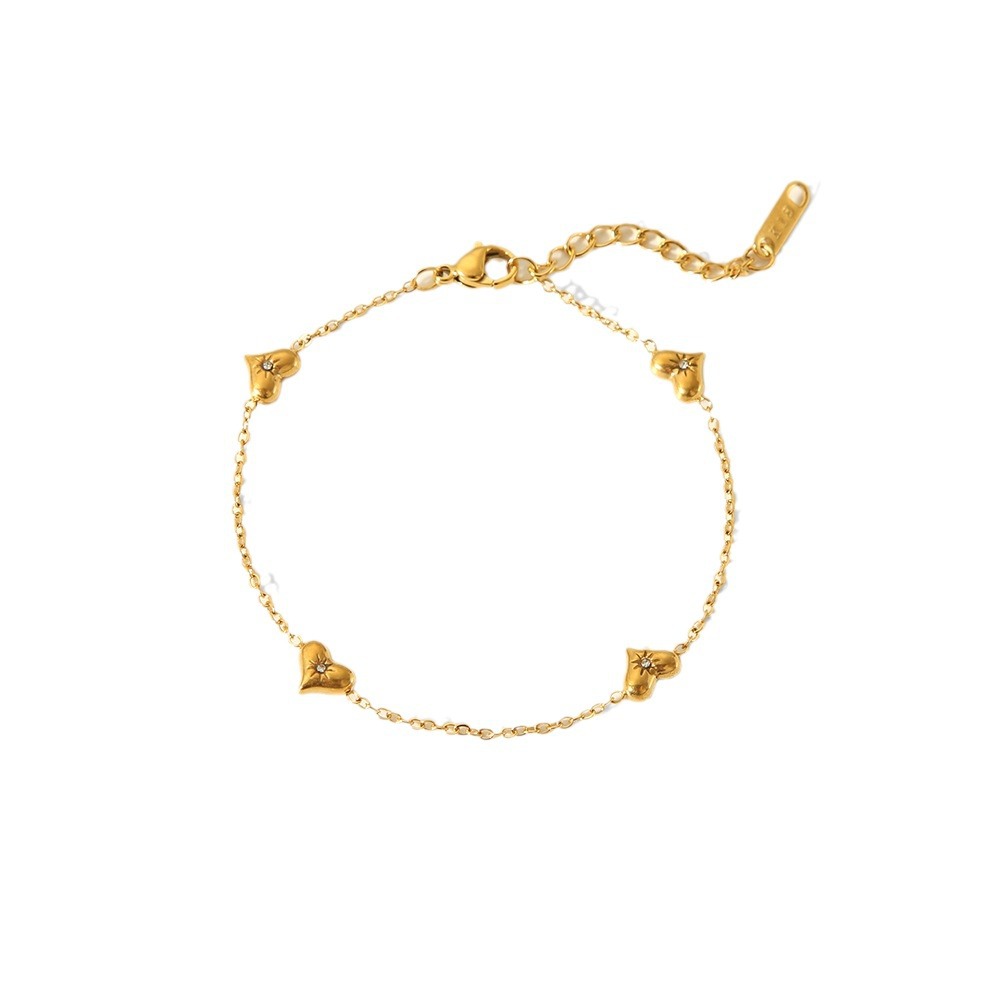 Niche Love Titanium Steel Necklace Does Not Fade Simple
