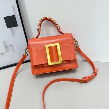 Womens Sleek High-end Patent Leather Crossbody Bag
