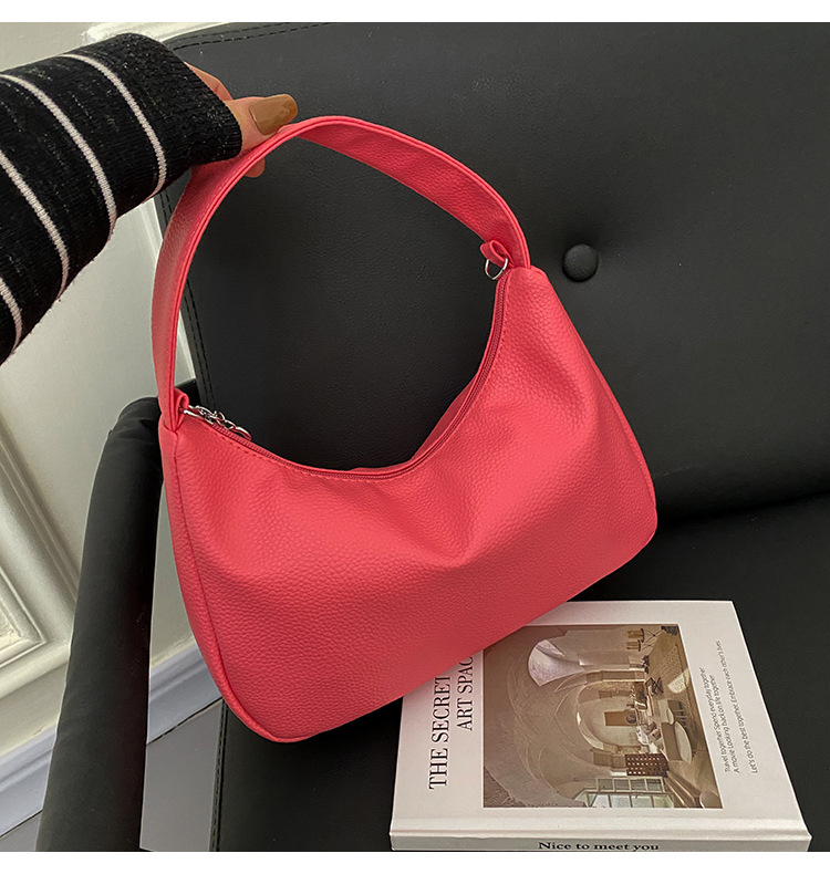 Title 8, Simple Candy Color One Shoulder Underarm Bag Cr...