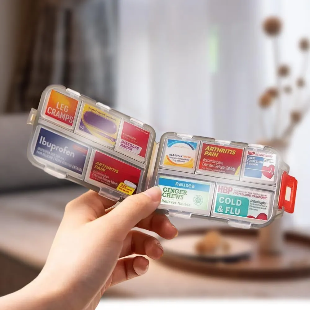 Stickers Waterproof Moisture-proof Plastic Small Medicine Box For One Week